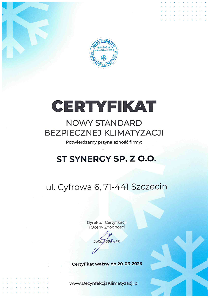certyfikat 2023